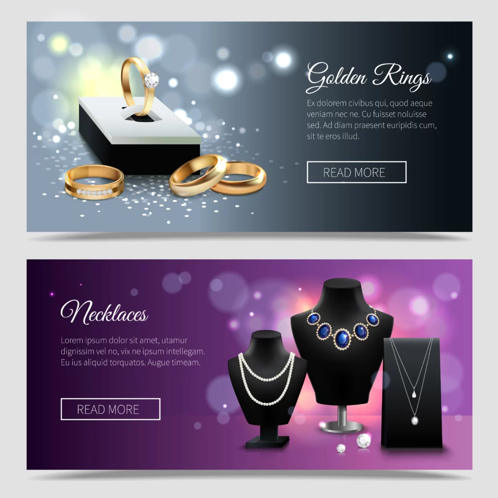 Image of jewelry website design 