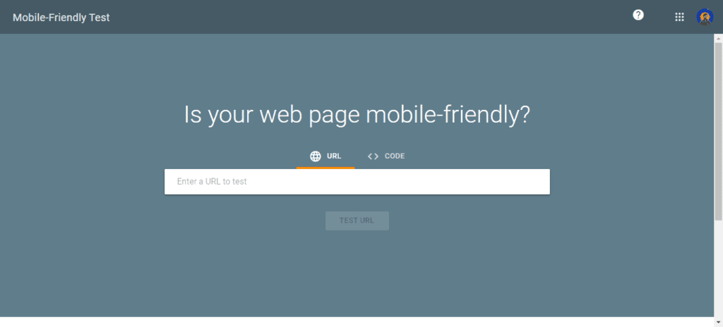 a dashboard of mobile friendly website checker 
